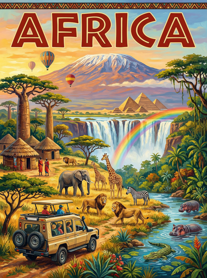 Africa Wild Majesty (120 Colors)