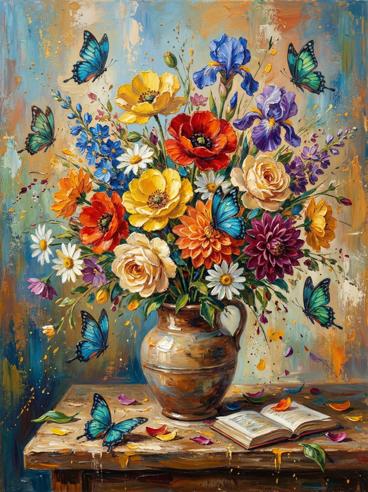 Butterfly Bloom Vase