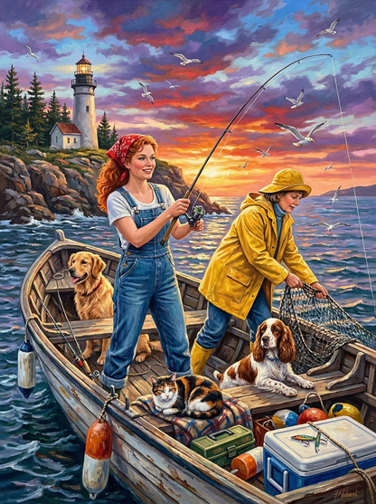 Coastal Fishing Escape (120 Colors)