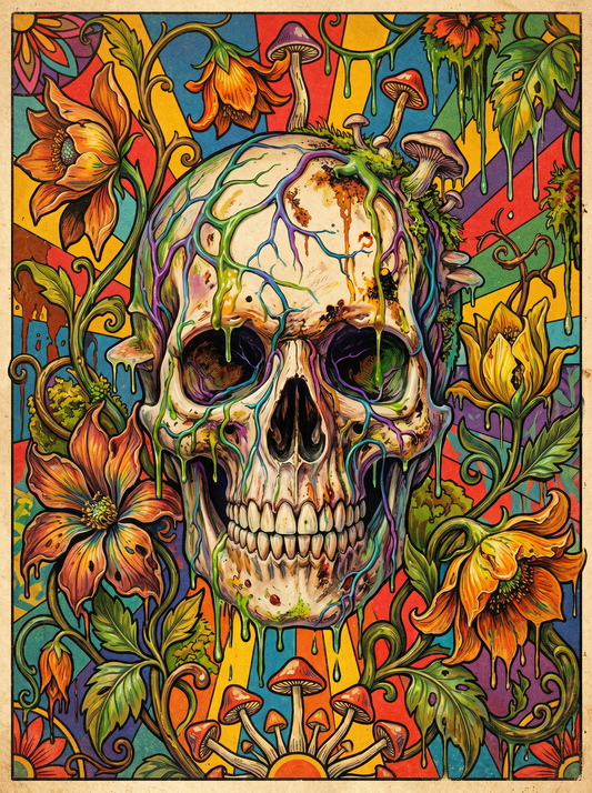 Floral Skull Blossoms (80 Colors)