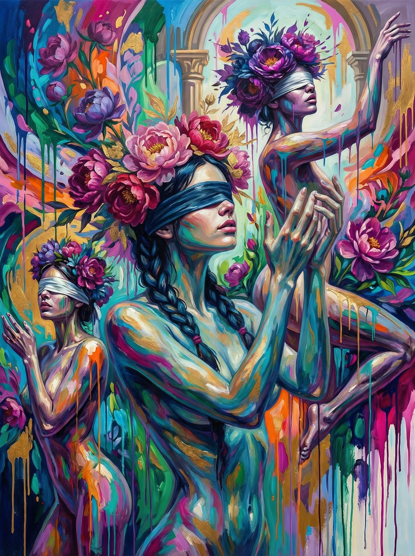 Flower Crown Dancers (80 Colors)