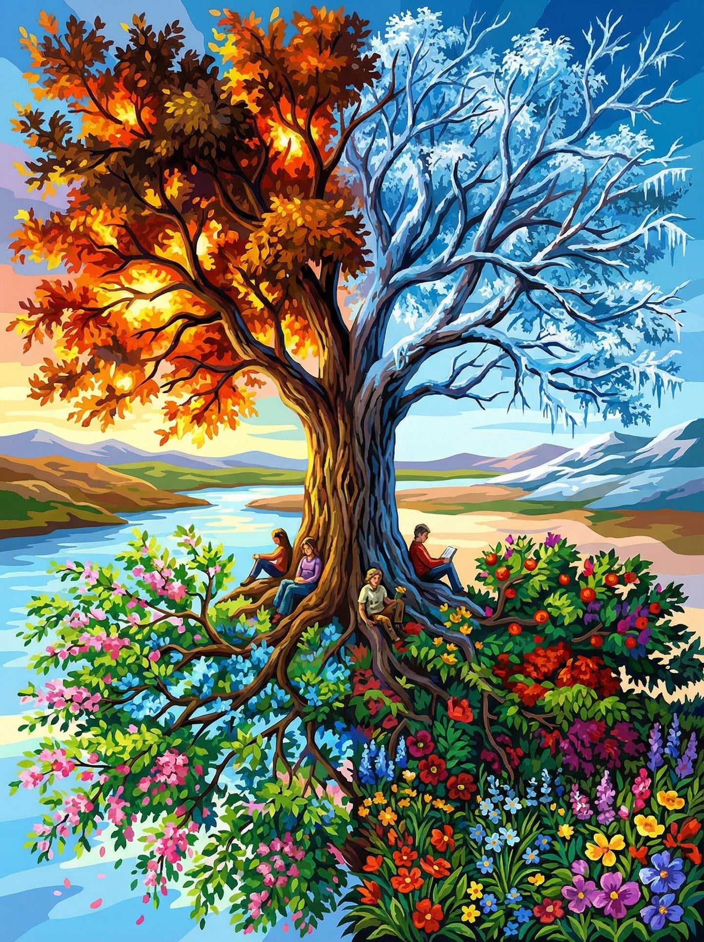 Four Seasons Tree (120 Colors)