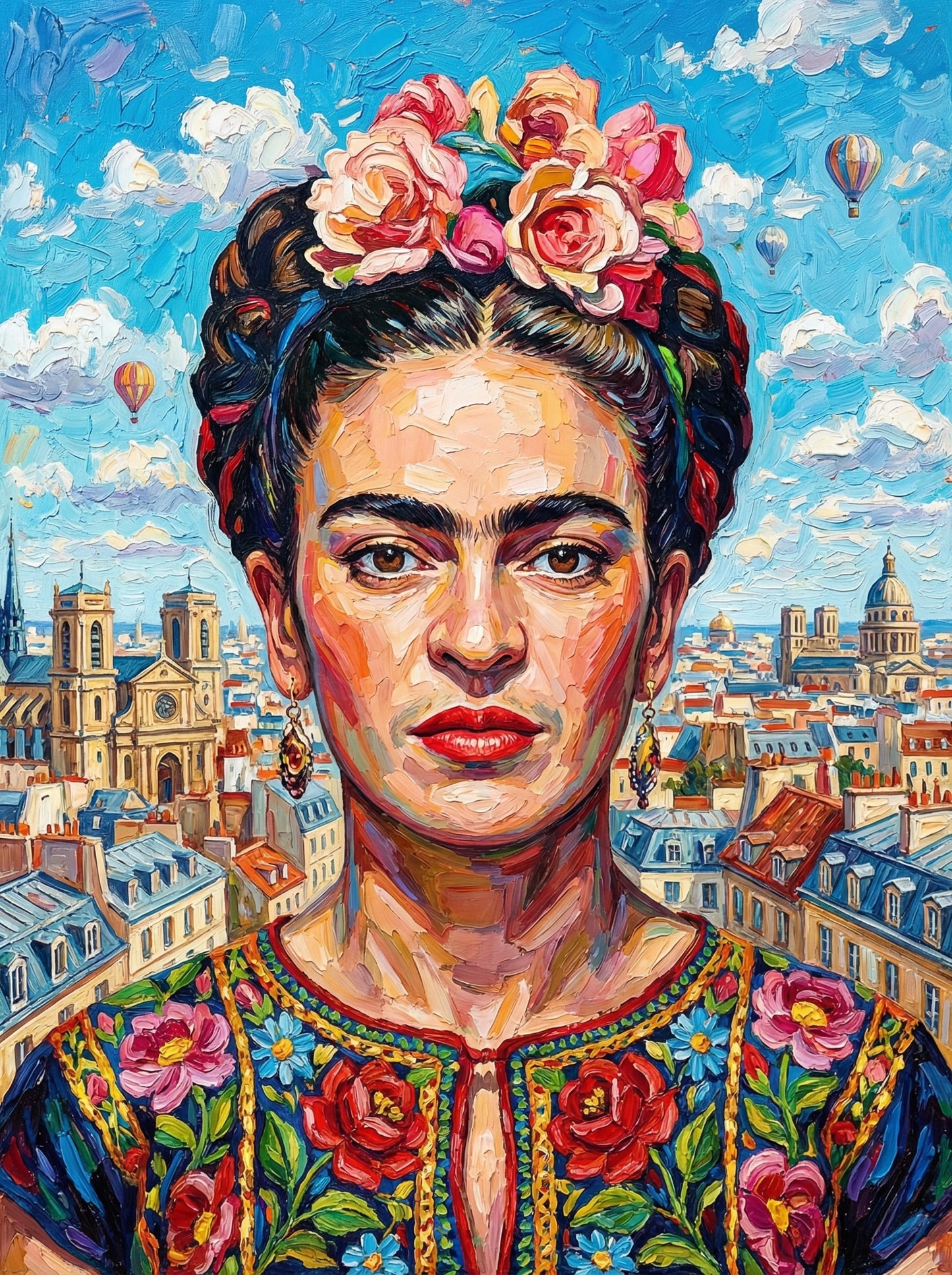 Frida Kahlo Portrait (120 Colors)