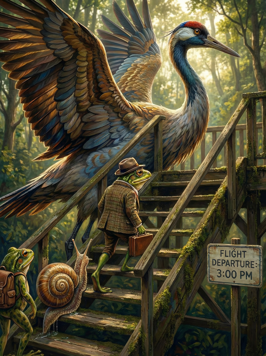Frog Flight Departure