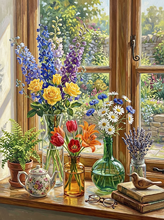 Garden Window Flowers