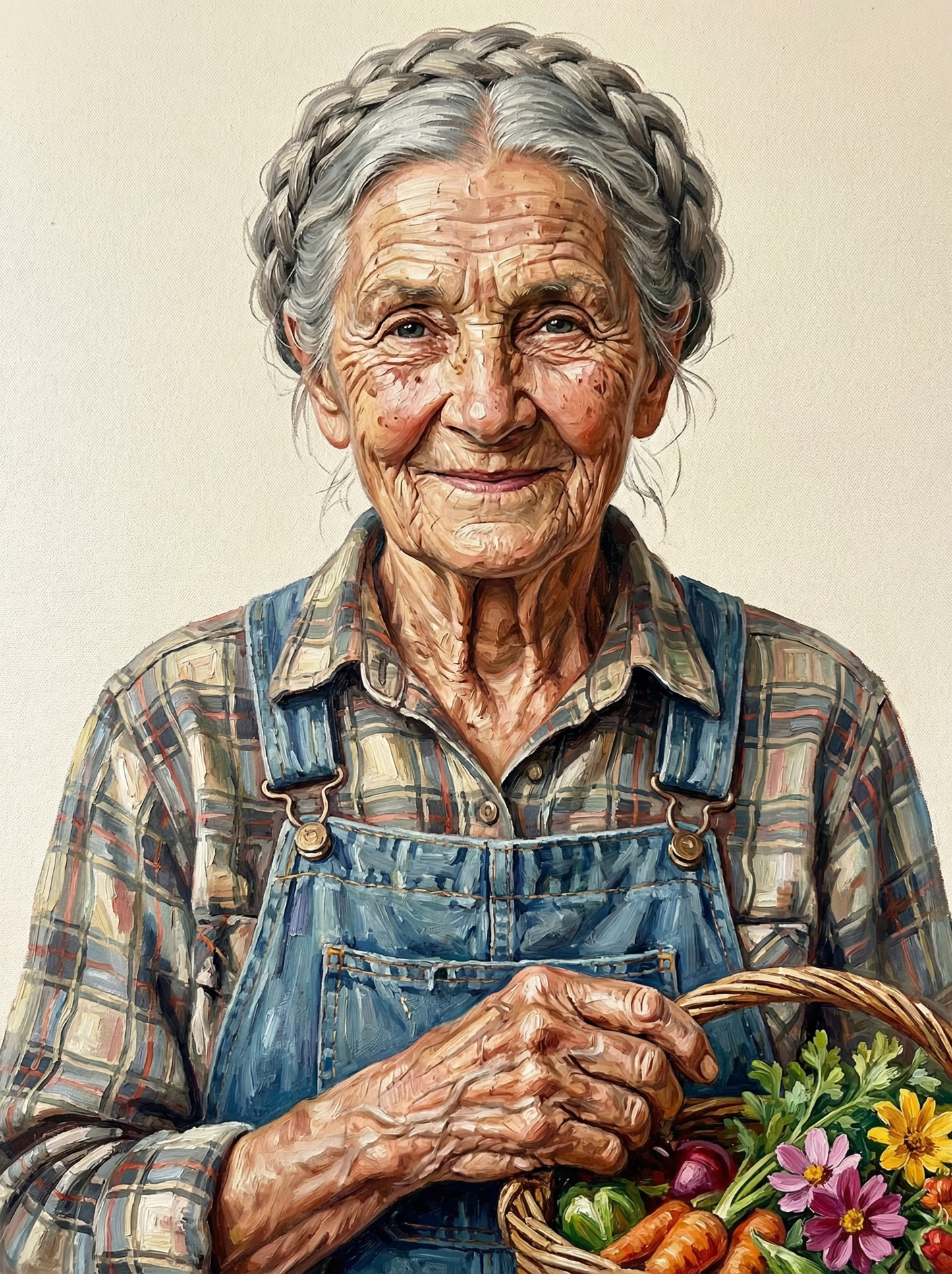 Garden Woman With Flowers (80 Colors)