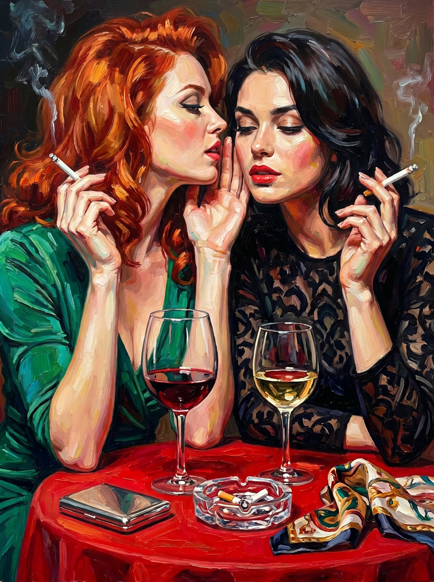 Girlfriends Wine Night Secrets (80 Colors)