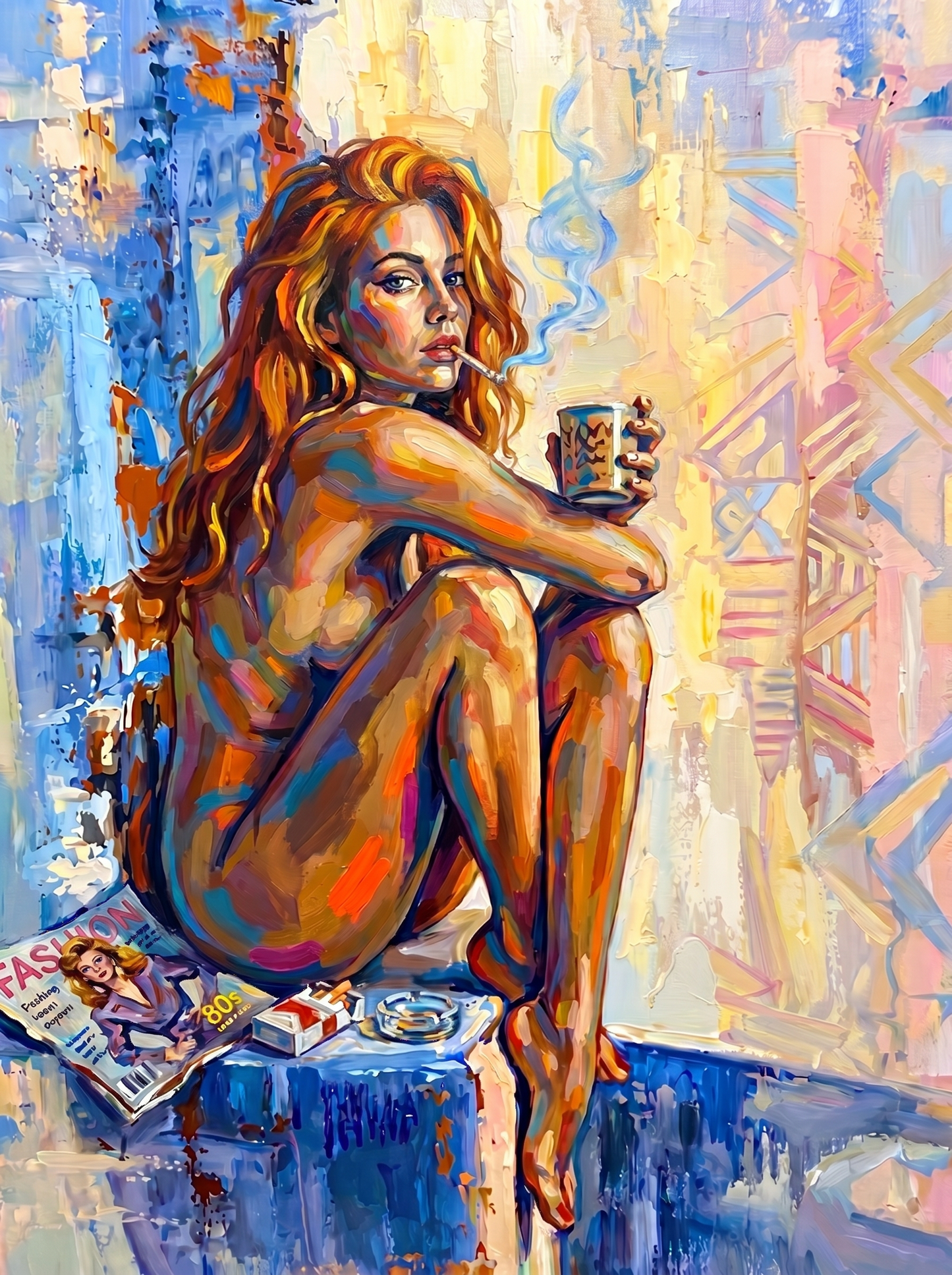 Golden Redhead Morning Glow