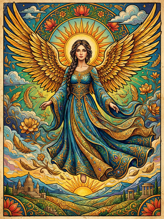 Golden Winged Angel (80 Colors)