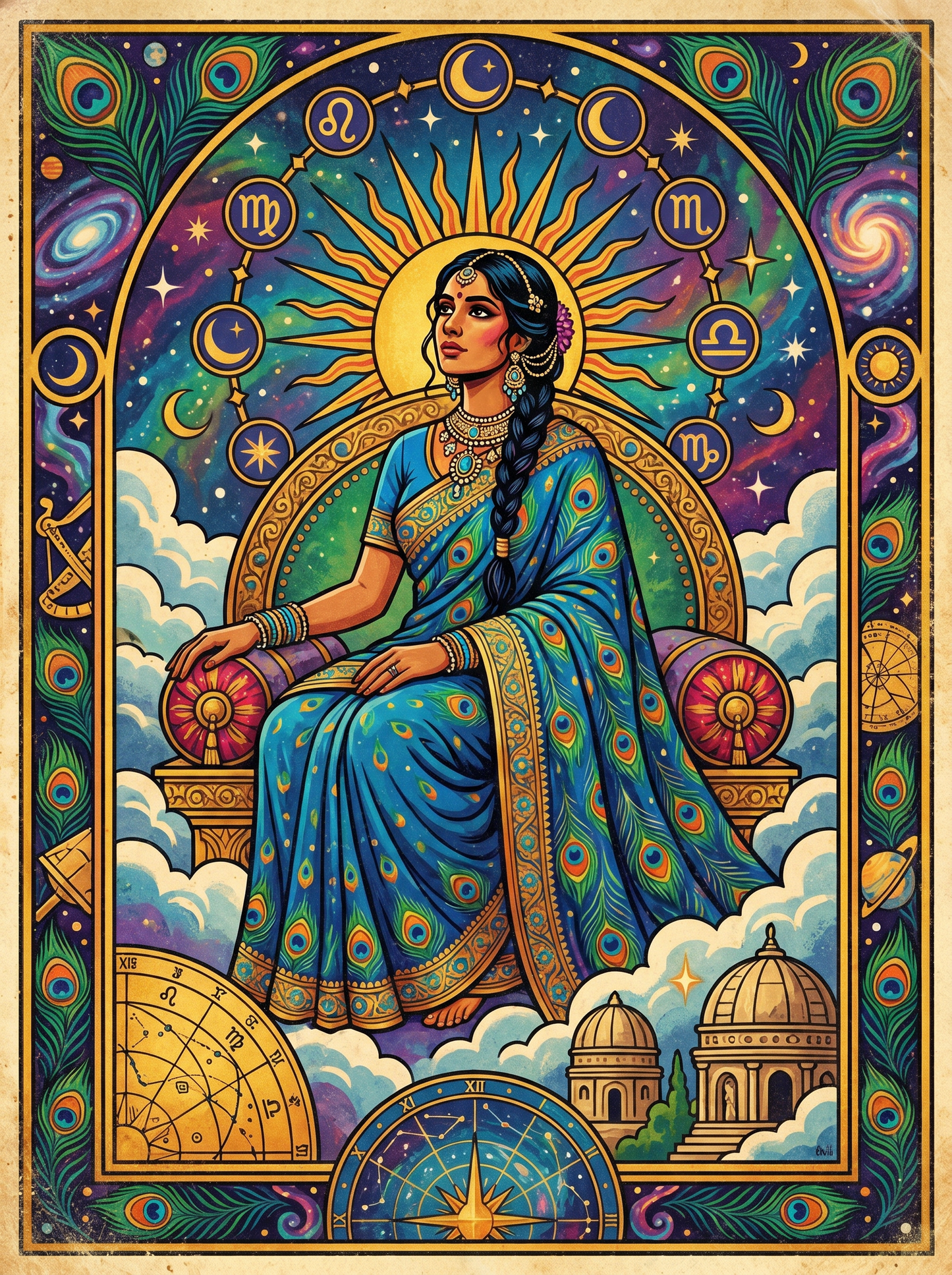 Haloed Madonna Clouds (120 Colors)