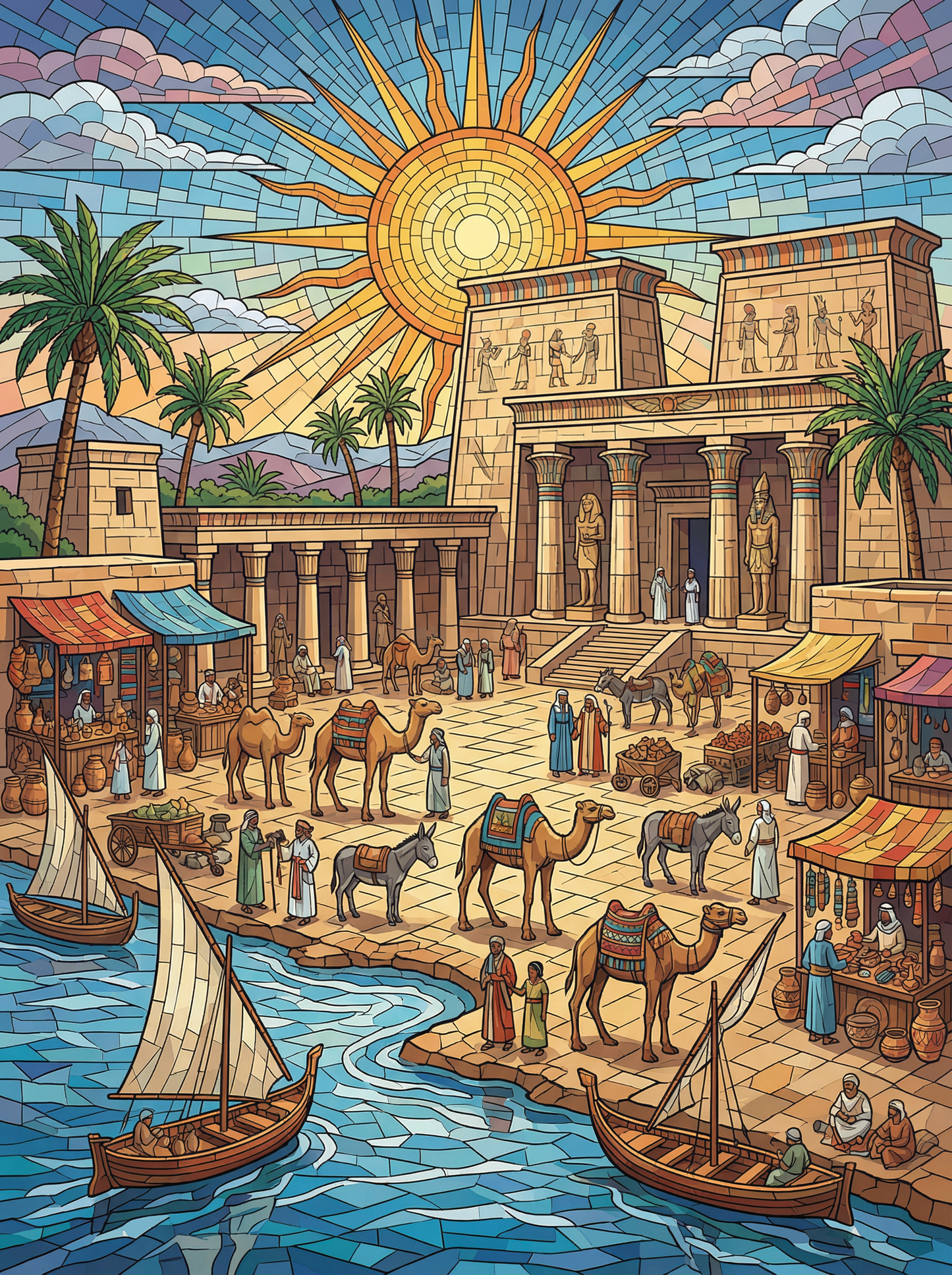 Golden Nile Marketplace (120 Colors)