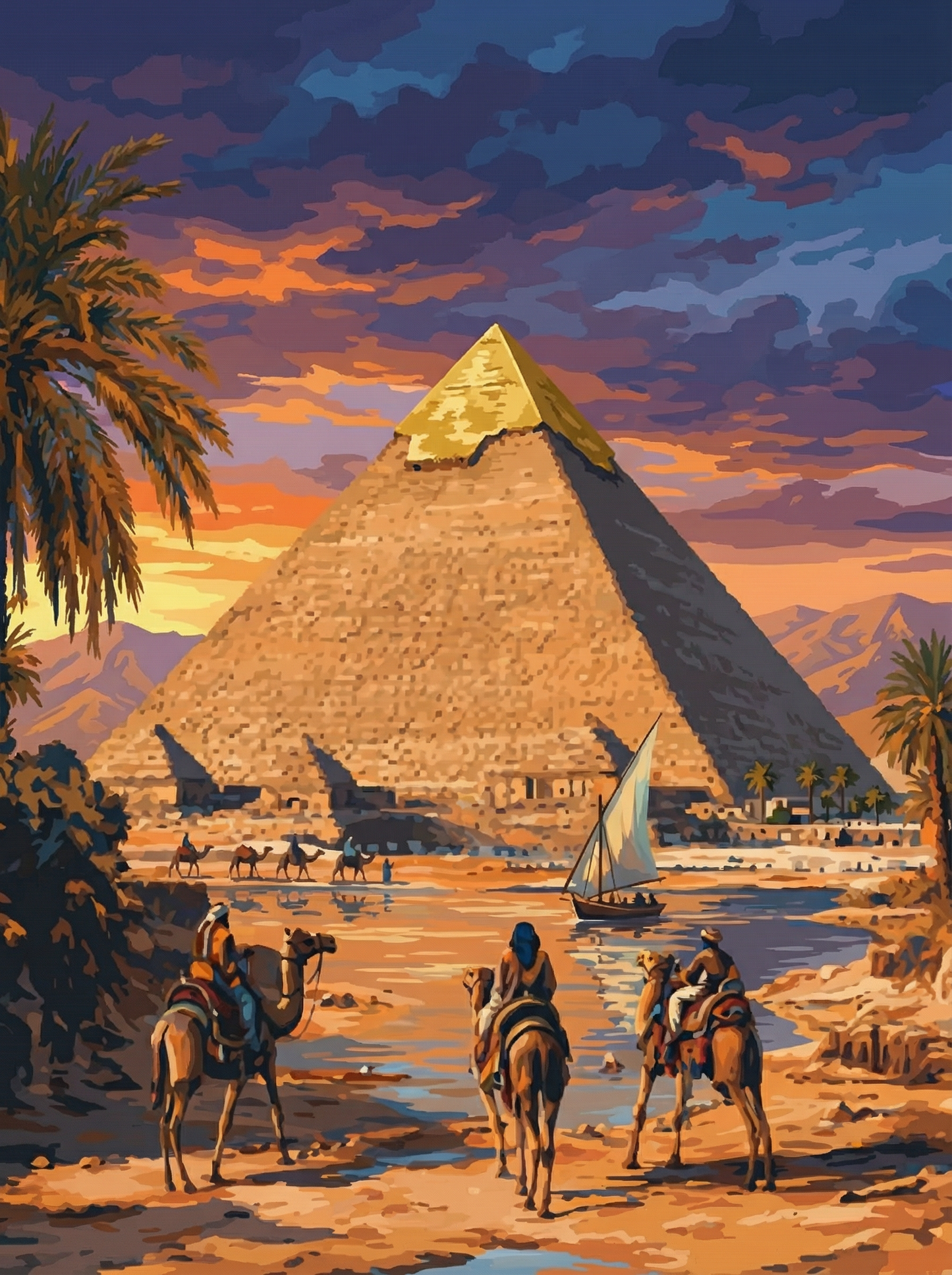 Egypt Sunset Majesty