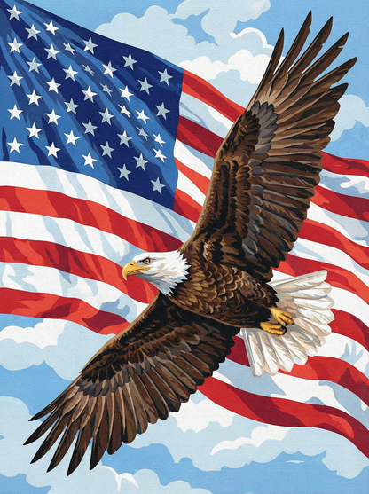 Soaring Freedom Eagle