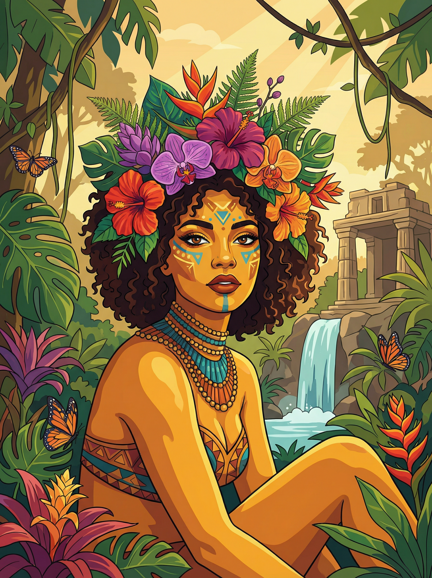 Jungle Sun Priestess (80 Colors)