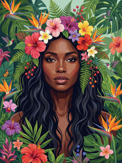Tropical Bloom Empress (80 Colors)