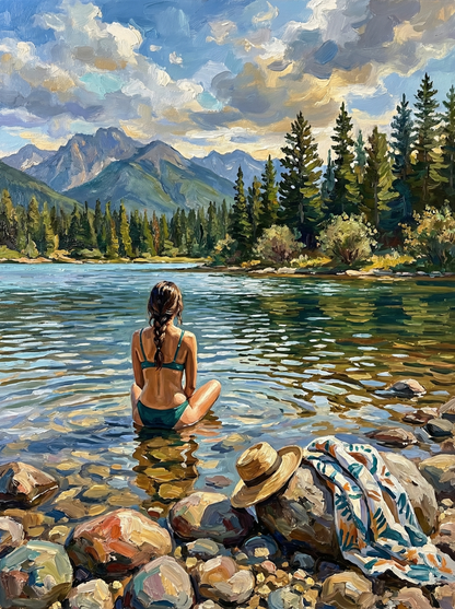 Mountain Lake Solitude