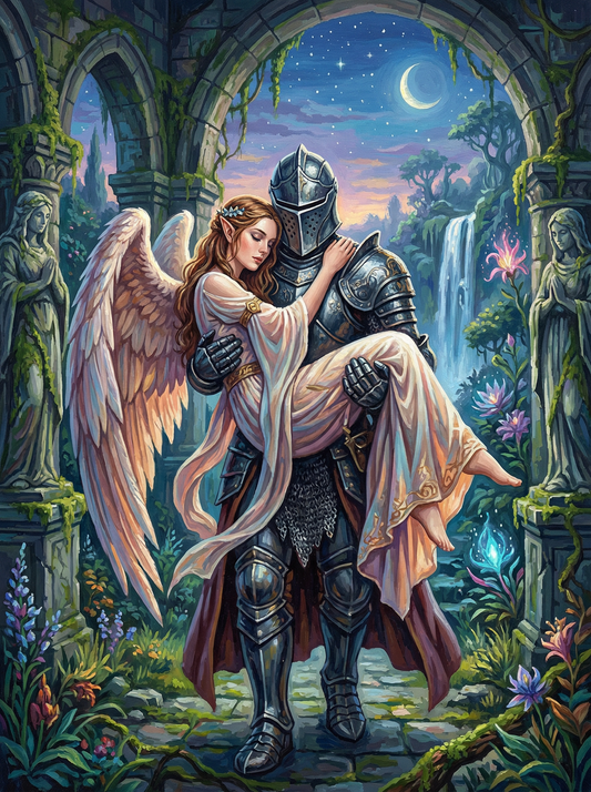 Moonlit Angel’s Embrace