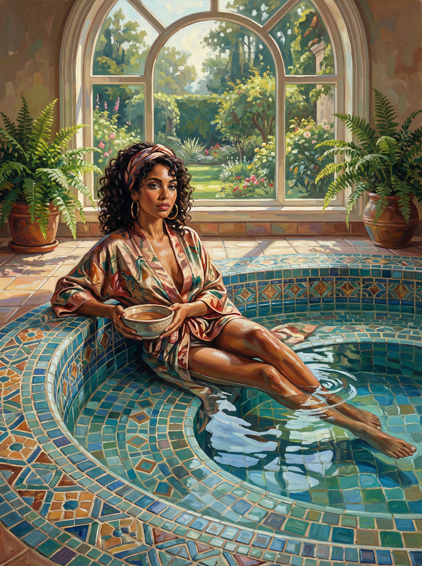 Garden Pool Retreat (80 Colors)