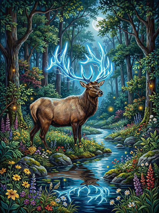 Moonlit Ember Stag (120 Colors)