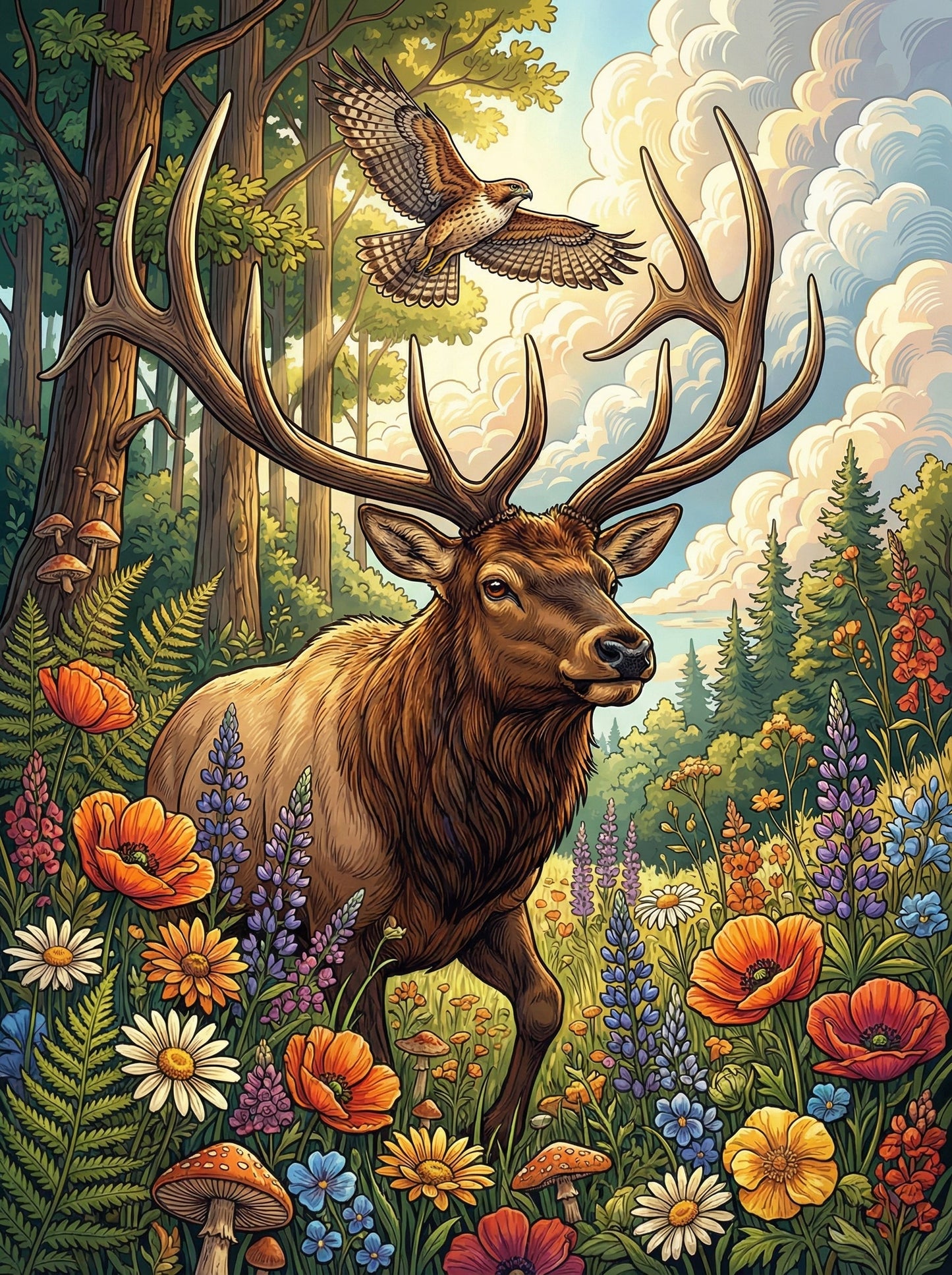 Meadow Crown Elk (120 Colors)