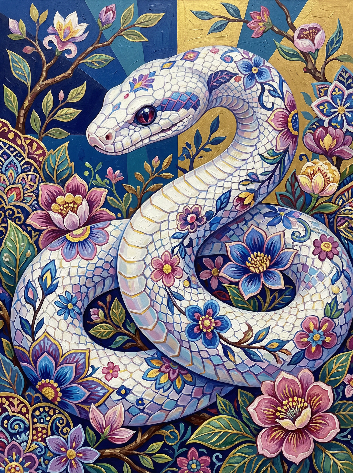 Floral Serpent Majesty (80 Colors)