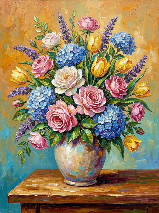 Rose Hydrangea Symphony