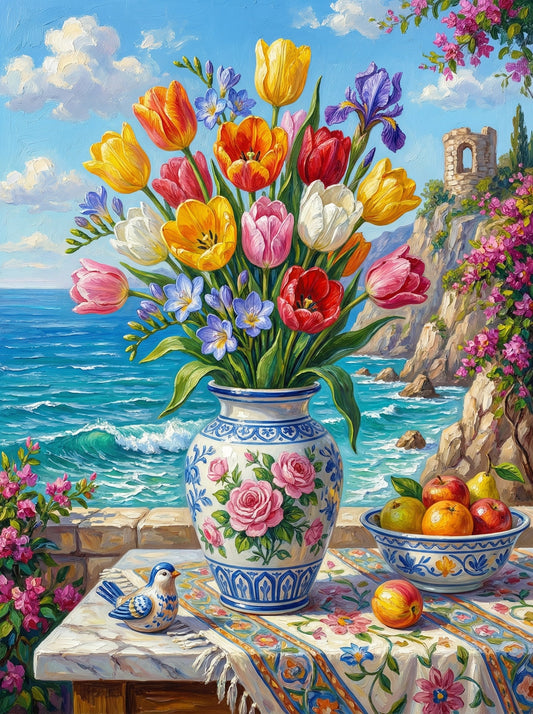 Coastal Tulip Breeze (120 Colors)