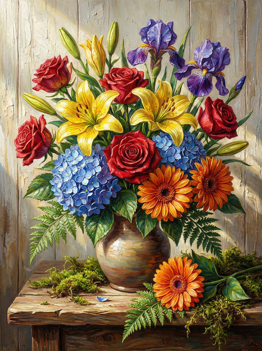 Sunlit Garden Bouquet (80 Colors)