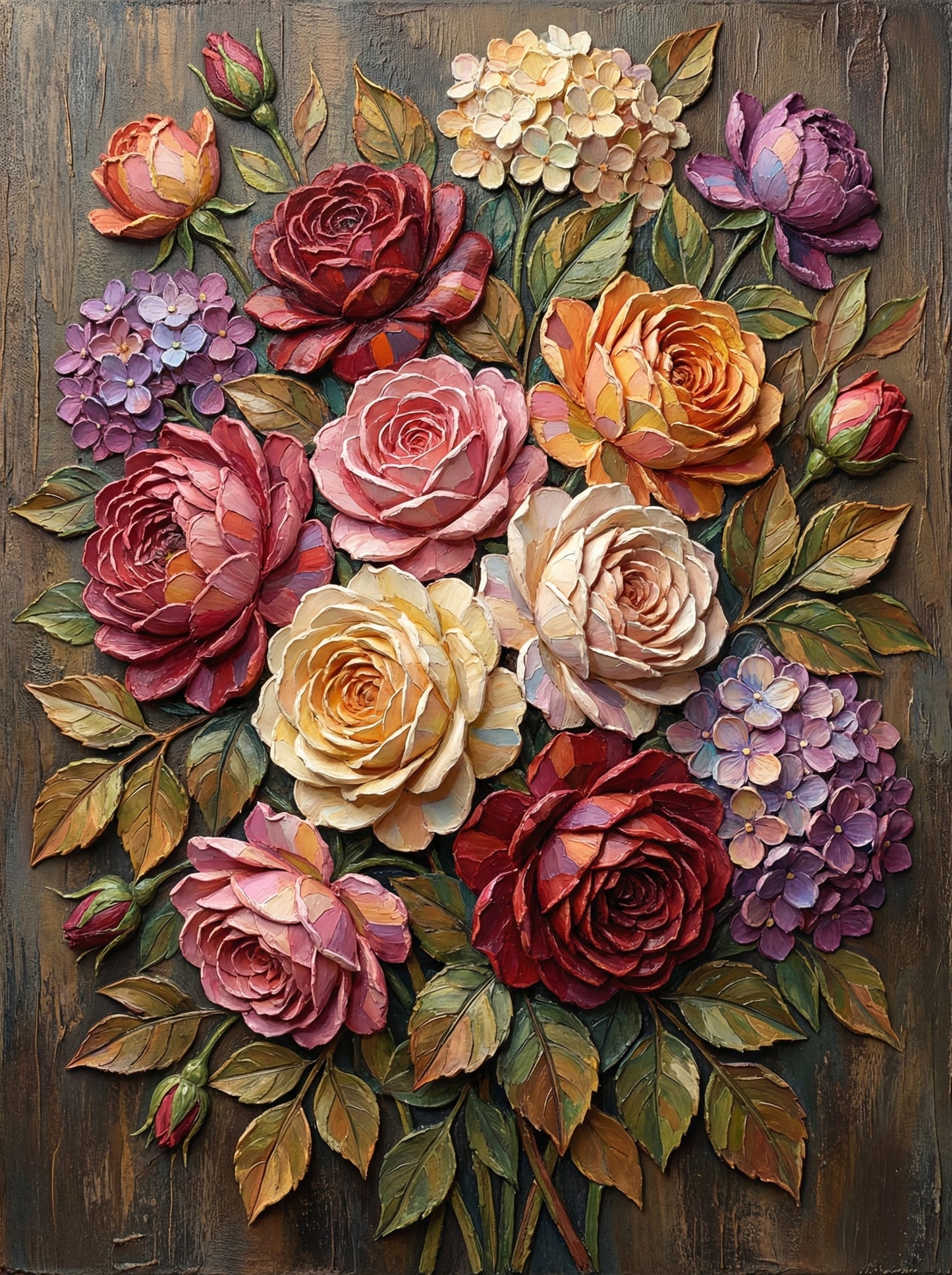 Antique Rose Harmony (120 Colors)