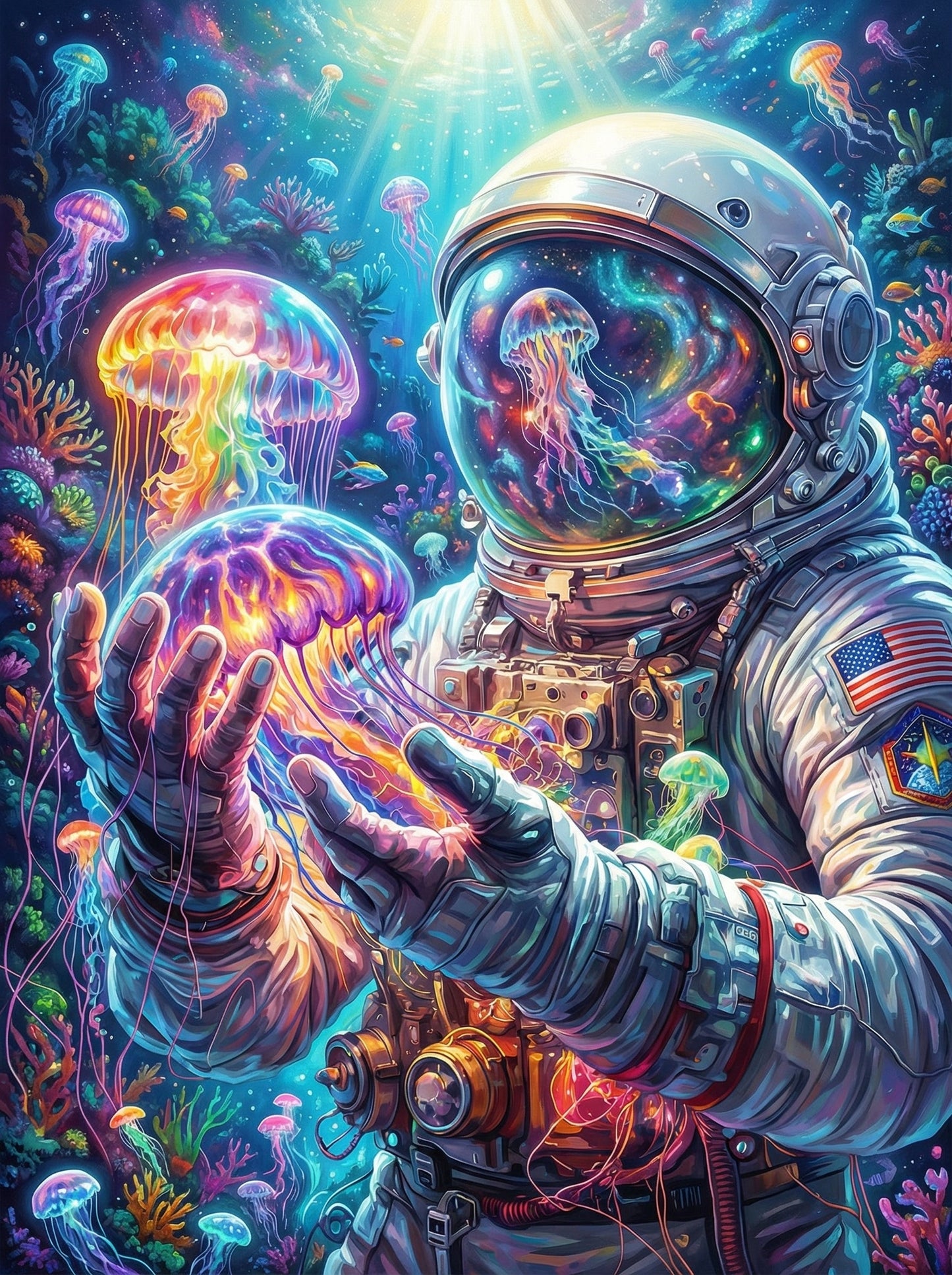 Cosmic Jellyfish Explorer (80 Colors)