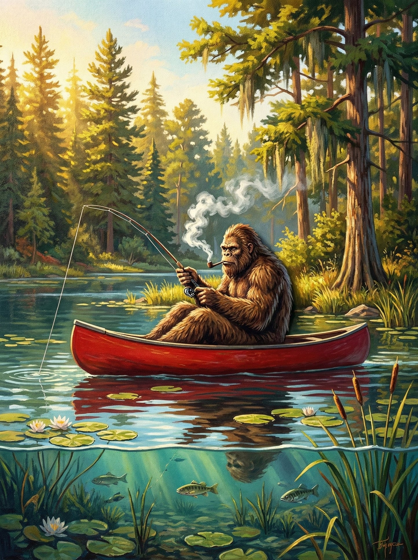 Bigfoot Lazy Fishing