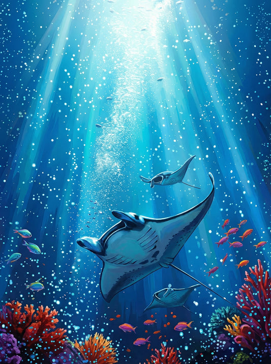 Ocean Manta Ballet (120 Colors)