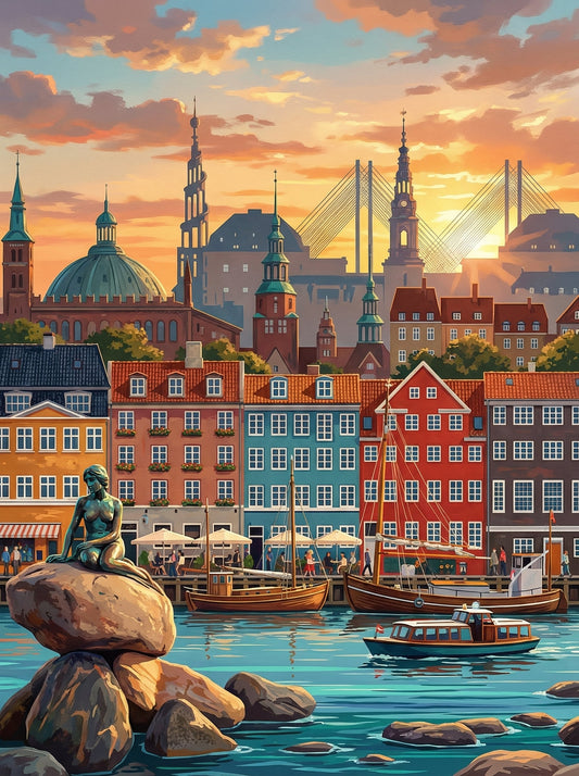 Copenhagen Harbor Sunset