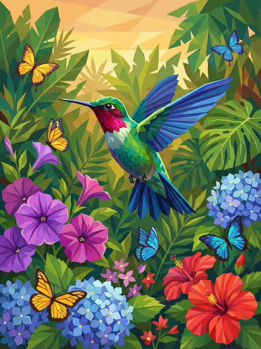 Tropical Flutter Garden