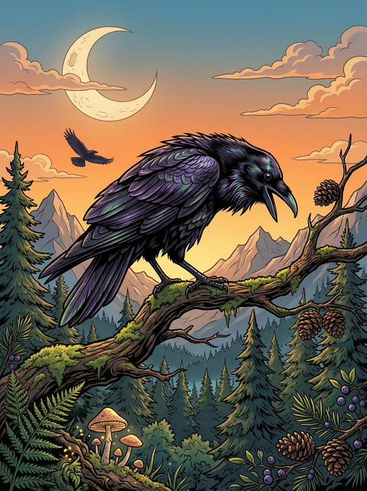 Twilight Forest Raven