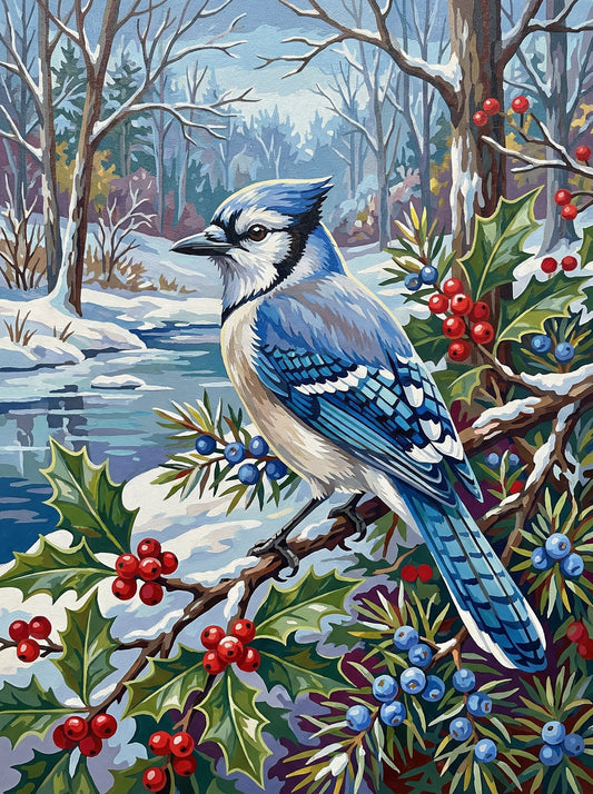 Winter Blue Jay Haven