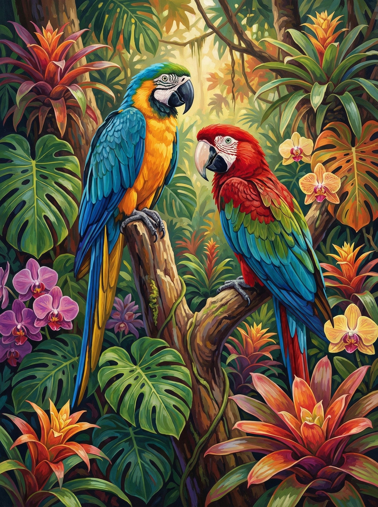 Tropical Parrot Paradise (120 Colors)