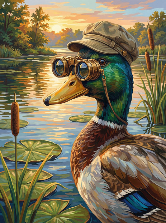 Curious Explorer Duck