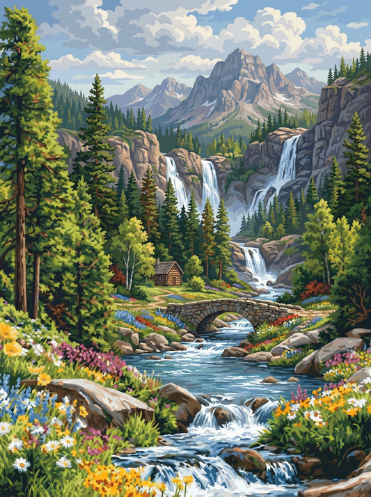 Forest Falls Peaceful Haven (120 Colors)
