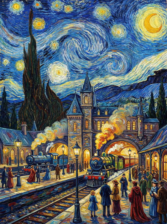 Starry Night Train