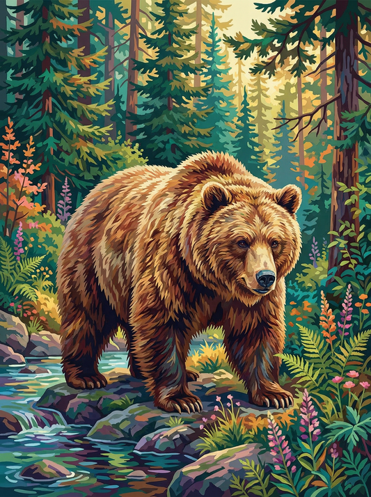 Woodland Stream Bear (80 Colors)