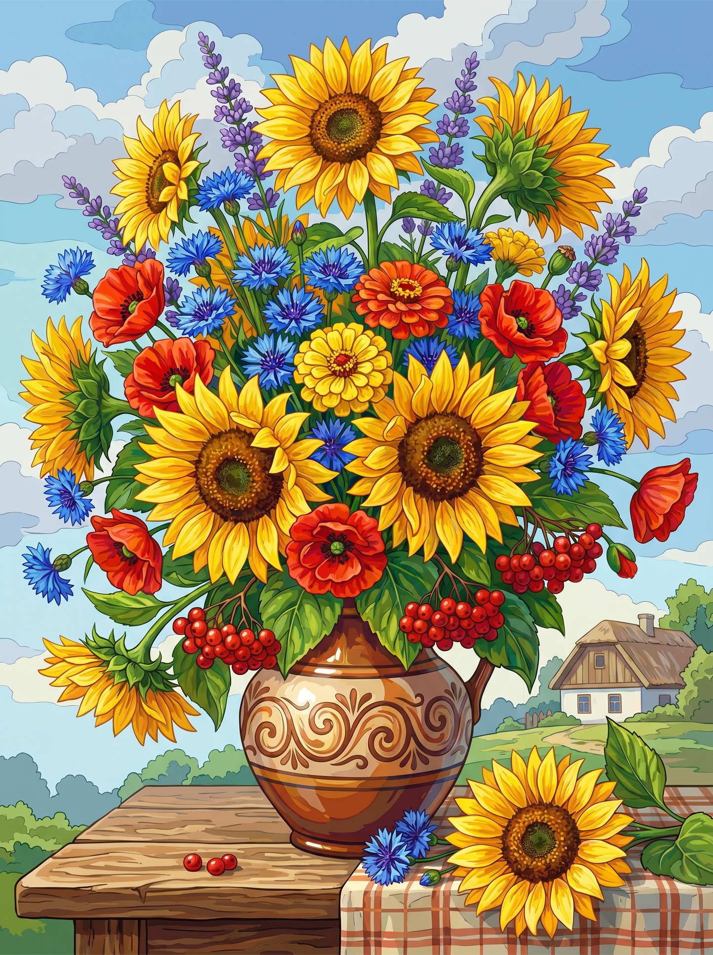 Sunflower Harvest Bouquet