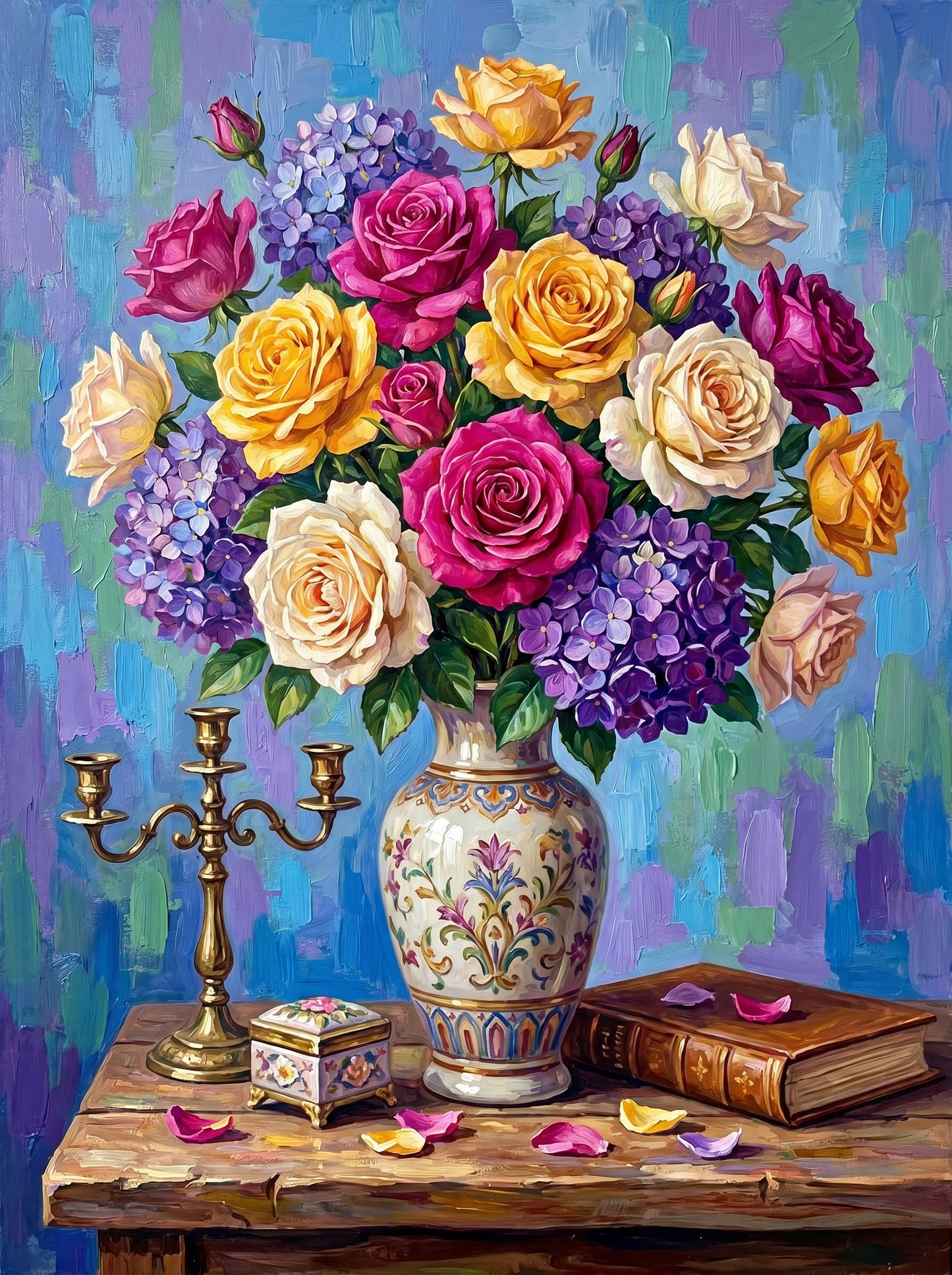 Vintage Rose Arrangement