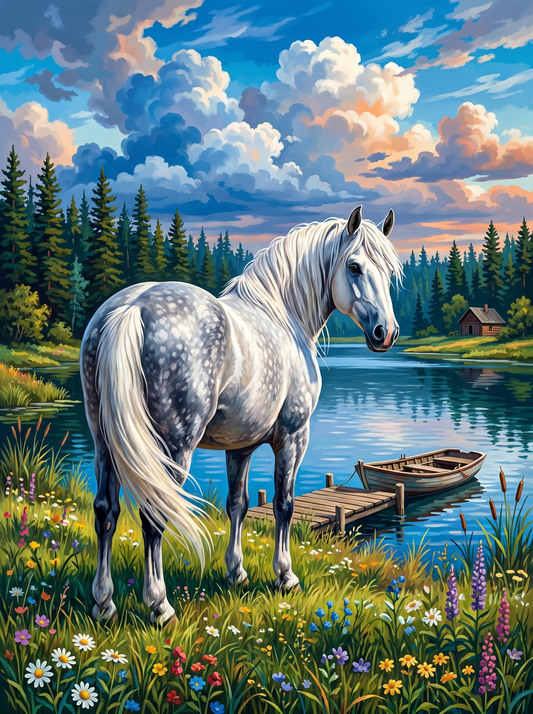 Lakeside Whisper Horse
