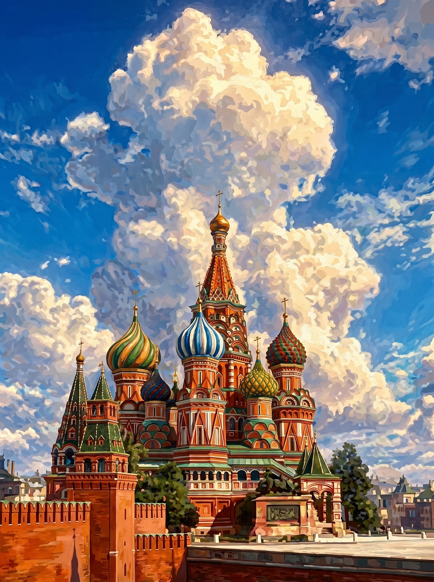 Moscow Cathedral Skies