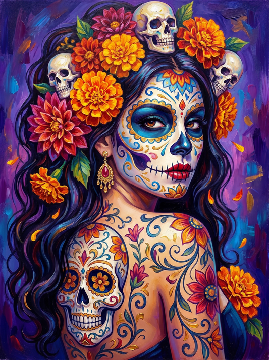 Floral Skull Empress