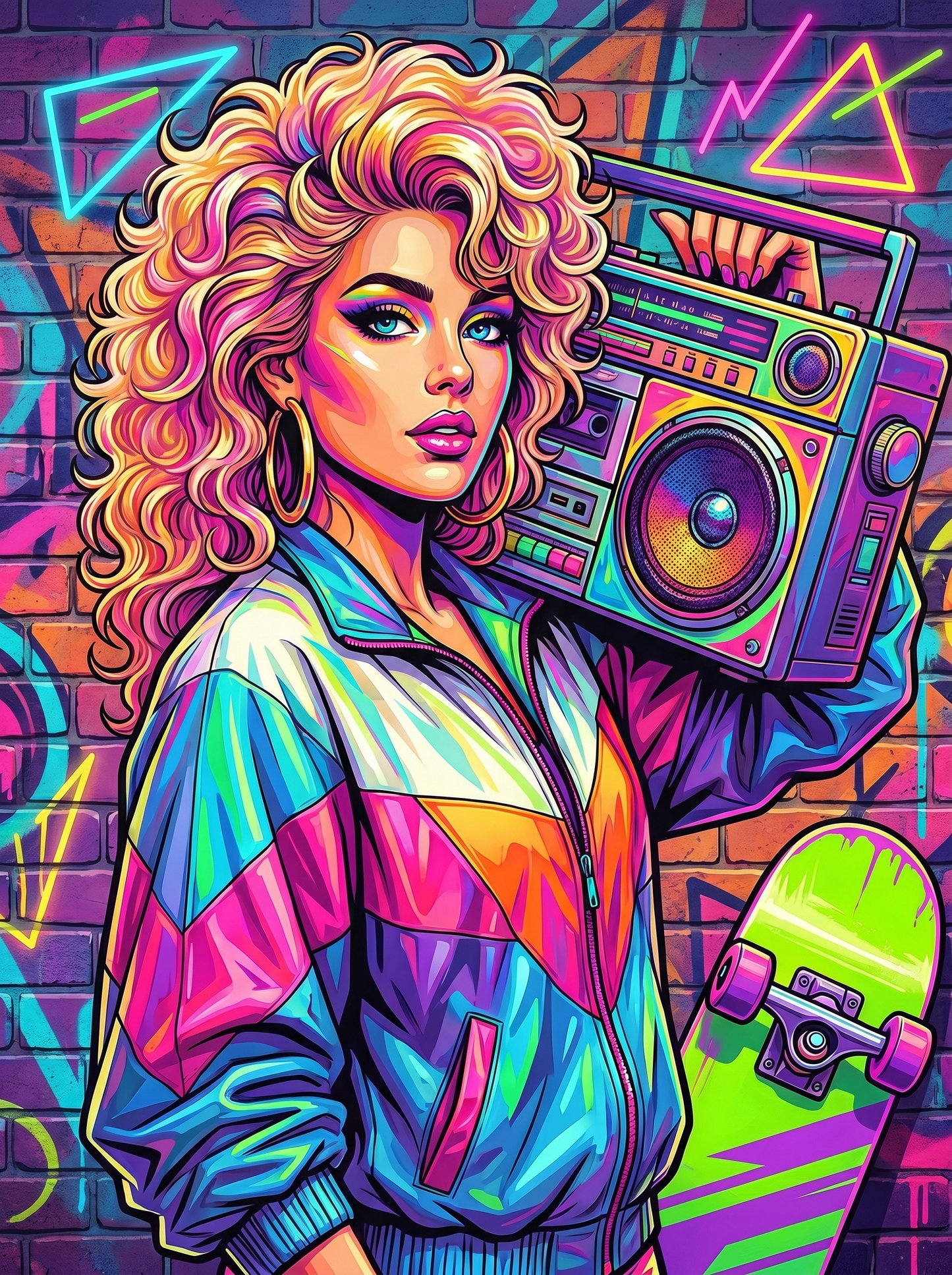 Neon Retro Rebel