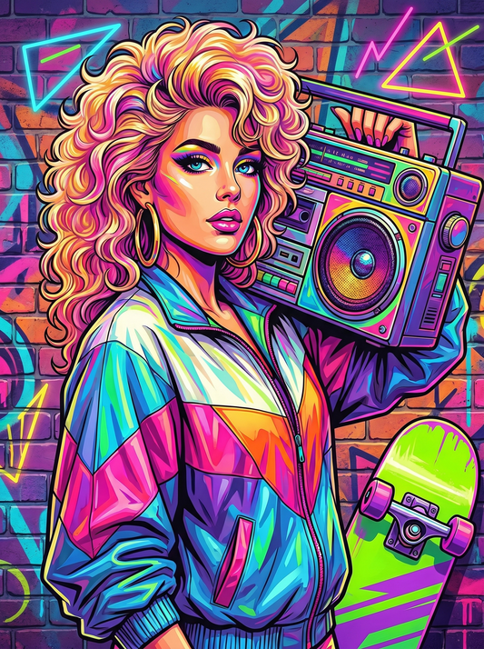 Neon Retro Rebel