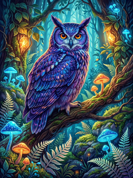 Enchanted Forest Owl Glow