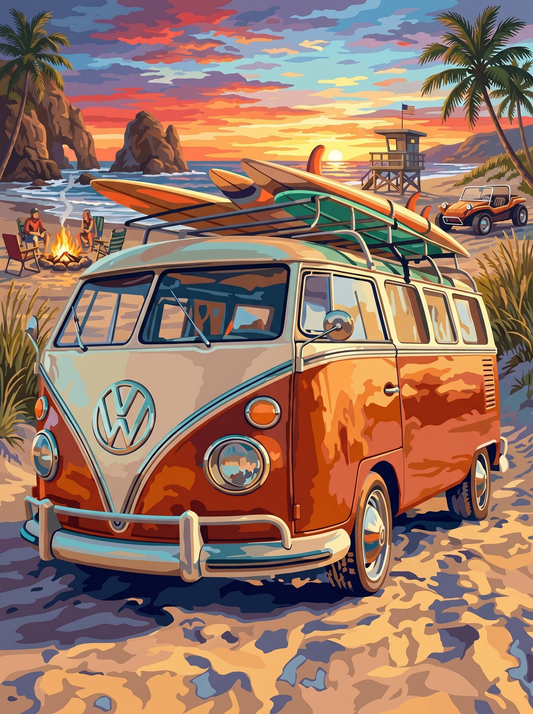 Sunset Surf Camper Escape